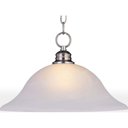 Maxim Lighting 91076FTSN Essentials 1 Light 16 inch Satin Nickel Pendant Ceiling Light