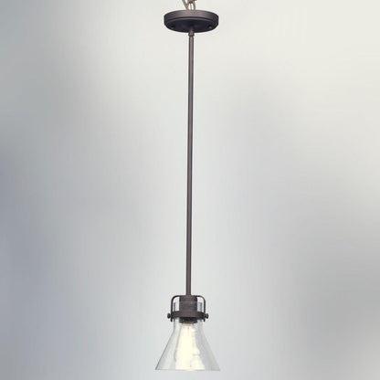 Maxim Lighting 91110CDPC Seafarer 1 Light Mini Pendant Ceiling Light Side View