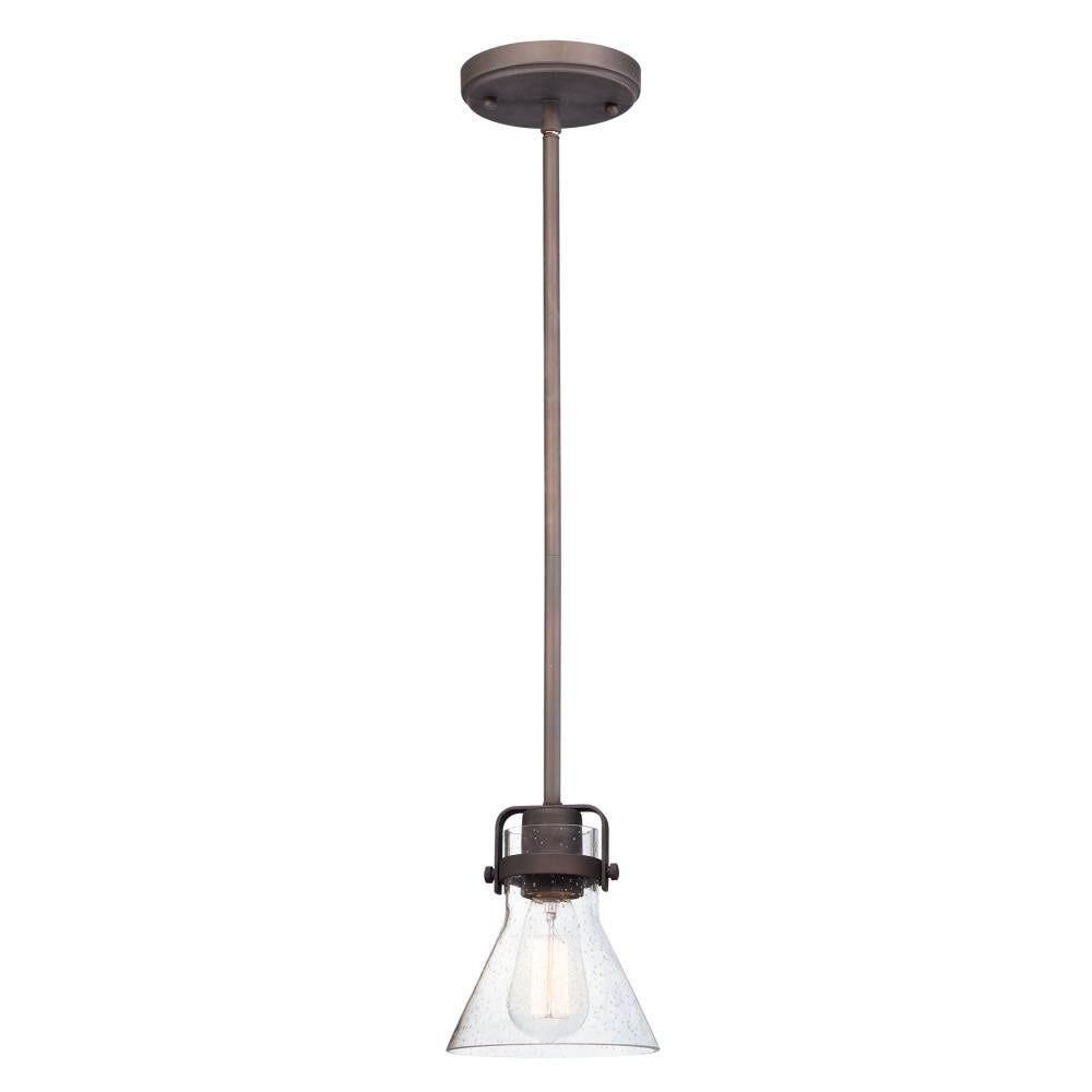 Maxim Lighting 91110CDOI/BUL Seafarer 1 Light 6 inch Oil Rubbed Bronze Mini Pendant Ceiling Light