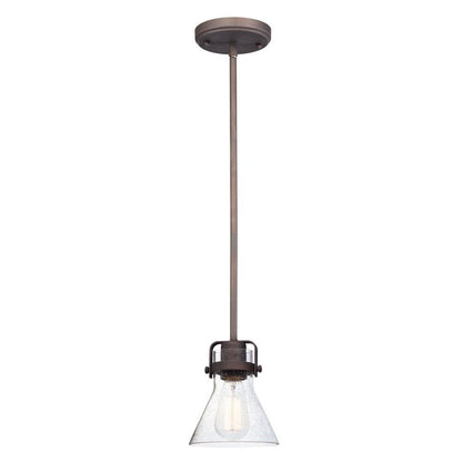 Maxim Lighting 91110CDOI/BUL Seafarer 1 Light 6 inch Oil Rubbed Bronze Mini Pendant Ceiling Light