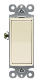 Enerlites 91150-LA Residential Grade Decorator Switch, Single-Pole, Light Almond