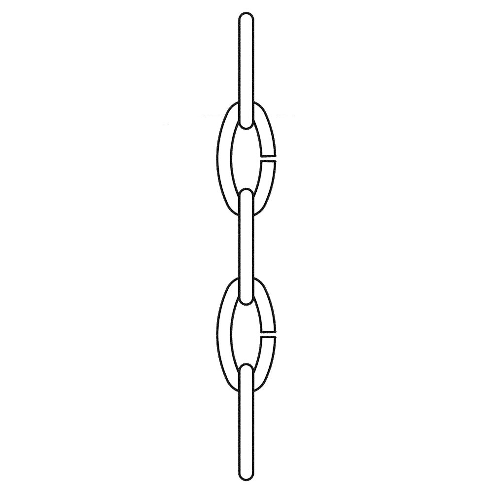 Generation Lighting 9116-710 Replacement Chain in Burnt Sienna