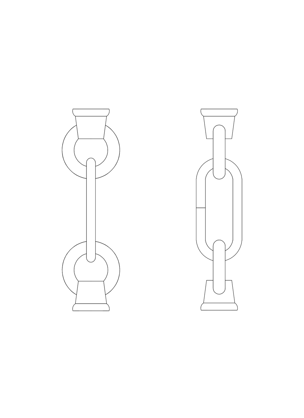 Generation Lighting 9122-05 replacement chain in chrome