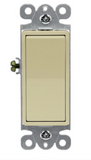 Enerlites 91245-I Commercial Grade 15A Momentary Contact Decorator Switch, Ivory