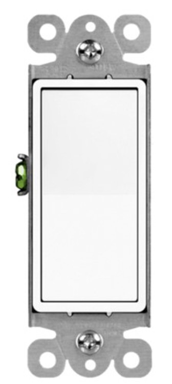 Enerlites 91245-W Commercial Grade 15A Momentary Contact Decorator Switch, White