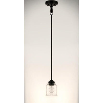 Maxim Lighting 91260CDBK Acadia 1 Light Black Pendant Ceiling Light