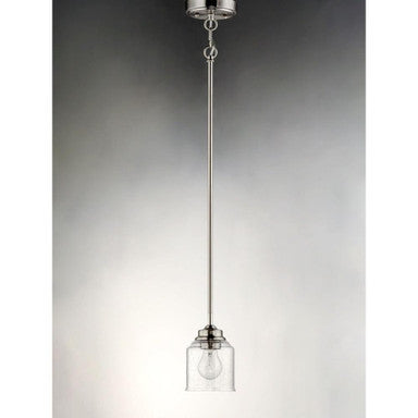 Maxim Lighting 91260CDSN Acadia 1 Light Satin Nickel Pendant Ceiling Light