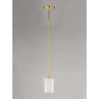 Maxim Lighting 91280SWSN Dart 1 Light 4.5 inch Satin Nickel Mini Pendant Ceiling Light - Full View Gray Background