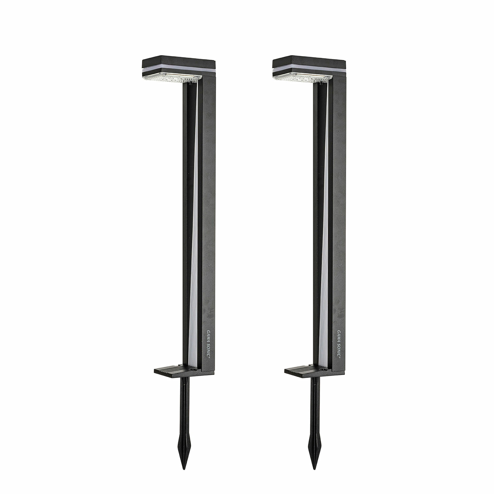 Gama Sonic 92iP260082 Sentry Modern Pathway Light Bright White Accent - Pack of 2