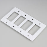 Buster + Punch NPL-143596 4 Gang Metal Wall Plate Without Logo