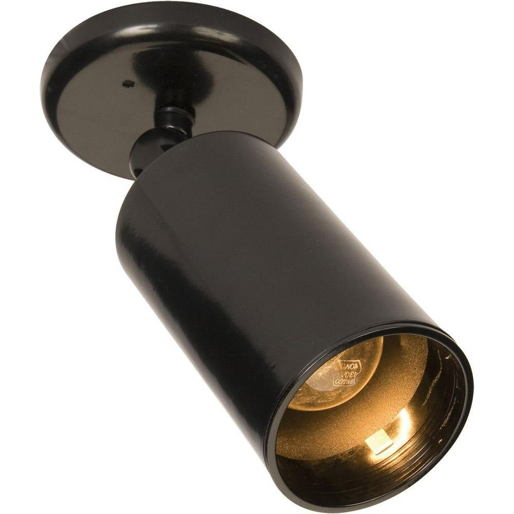 Maxim Lighting 92010BK Spots 1 Light Black Can Wall Flush Mount - Front View