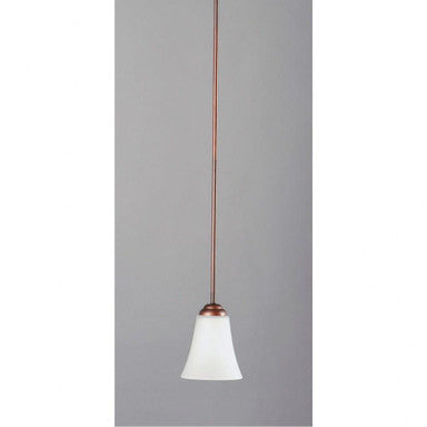 Maxim Lighting 92081FTSN Vital 1 Light Mini Pendant in Oil Rubbed Bronze - Side Angle View