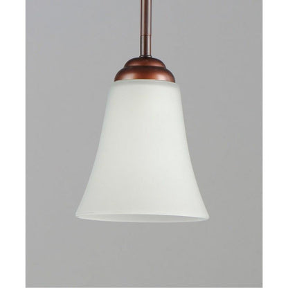 Maxim Lighting 92081FTOI Vital Mini Pendant Oil Rubbed Bronze - Close-Up of Frosted Glass Shade