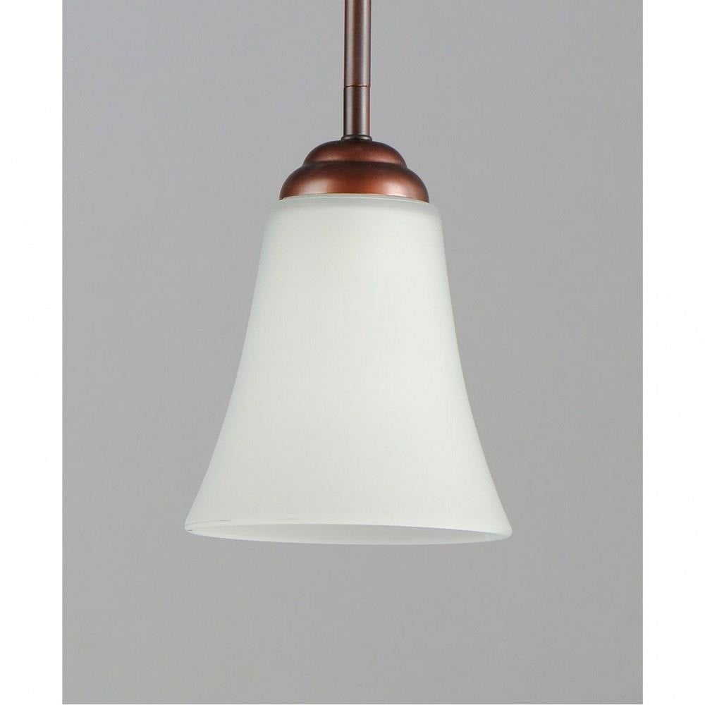 Maxim Lighting 92081FTSN Vital 1 Light Mini Pendant in Oil Rubbed Bronze - Close-Up Shade Detail