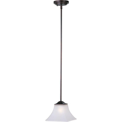 Maxim Lighting 92090FTOI Aurora 1 Light 8 Inch Oil Rubbed Bronze Mini Pendant Ceiling Light