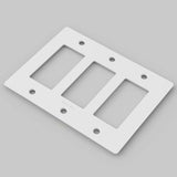 Buster + Punch NPL-14303 Polycarbonate 3G Wall Plate - White finish