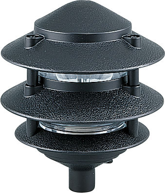 Generation Lighting 9226-12 Tiered Path Landscape black landscape path light