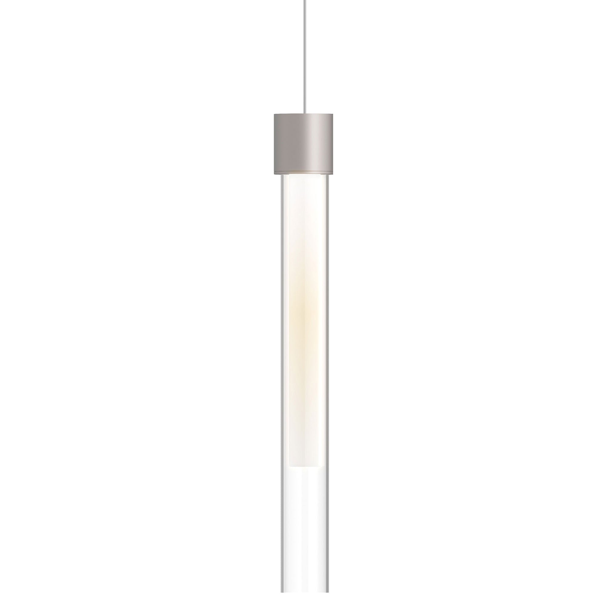 Visual Comfort Modern Collection 700MPLNGFS-LED930 Mini Linger LED 12" Pendant Satin Nickel 3000K