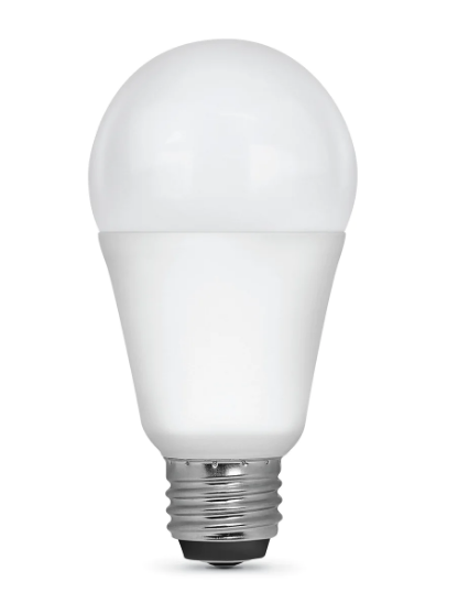 Feit Electric A30/100/927CA Soft White A30 Non-Dimmable Three-Way LED Light Bulb, Color Temperature 2700K, Wattage 15W, Voltage 120V