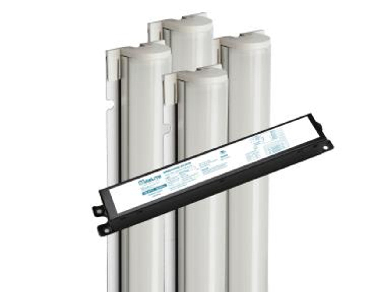 Maxlite MRBK-24LFM-40 2Ft Magnetic Retrofit Bar Kit 4 Lamp Frosted Lens, Med Setting (300Ma), Color Temperature 4000K