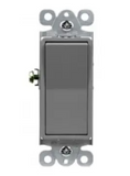 Enerlites 93150-GY Decorator Switch W/ LED Guide Light, Three-Way, Gray