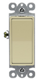 Enerlites 93150-I Decorator Switch W/ LED Guide Light, Three-Way, Ivory