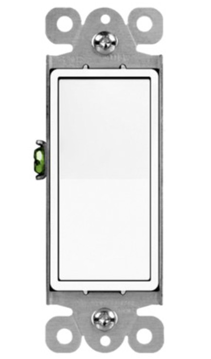 Enerlites 93200-W Commercial Grade 20A Decorator Switch, Three-Way, White