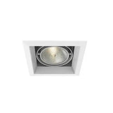 Eurofase Lighting TE131-22 4-in PAR30 Recessed Light with Trim, 1-Light, GU10, Wattage 75W, Voltage 120V, White/White