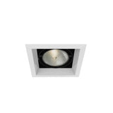 Eurofase Lighting TE131-02 4-in PAR30 Recessed Light with Trim, 1-Light, GU10, Wattage 75W, Voltage 120V, White/Black