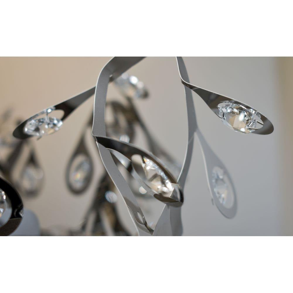 Maxim Lighting 94200BCPC Comet Polished Chrome Mini Pendant - Spiral Crystal Arm Detail