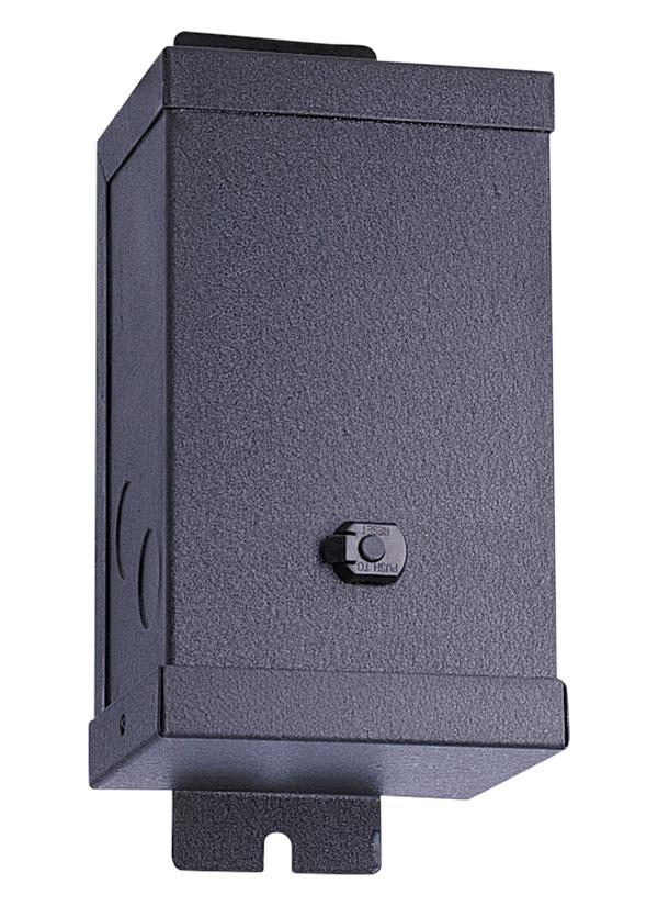Generation Lighting 94461-12 black hardwire magnetic transformer