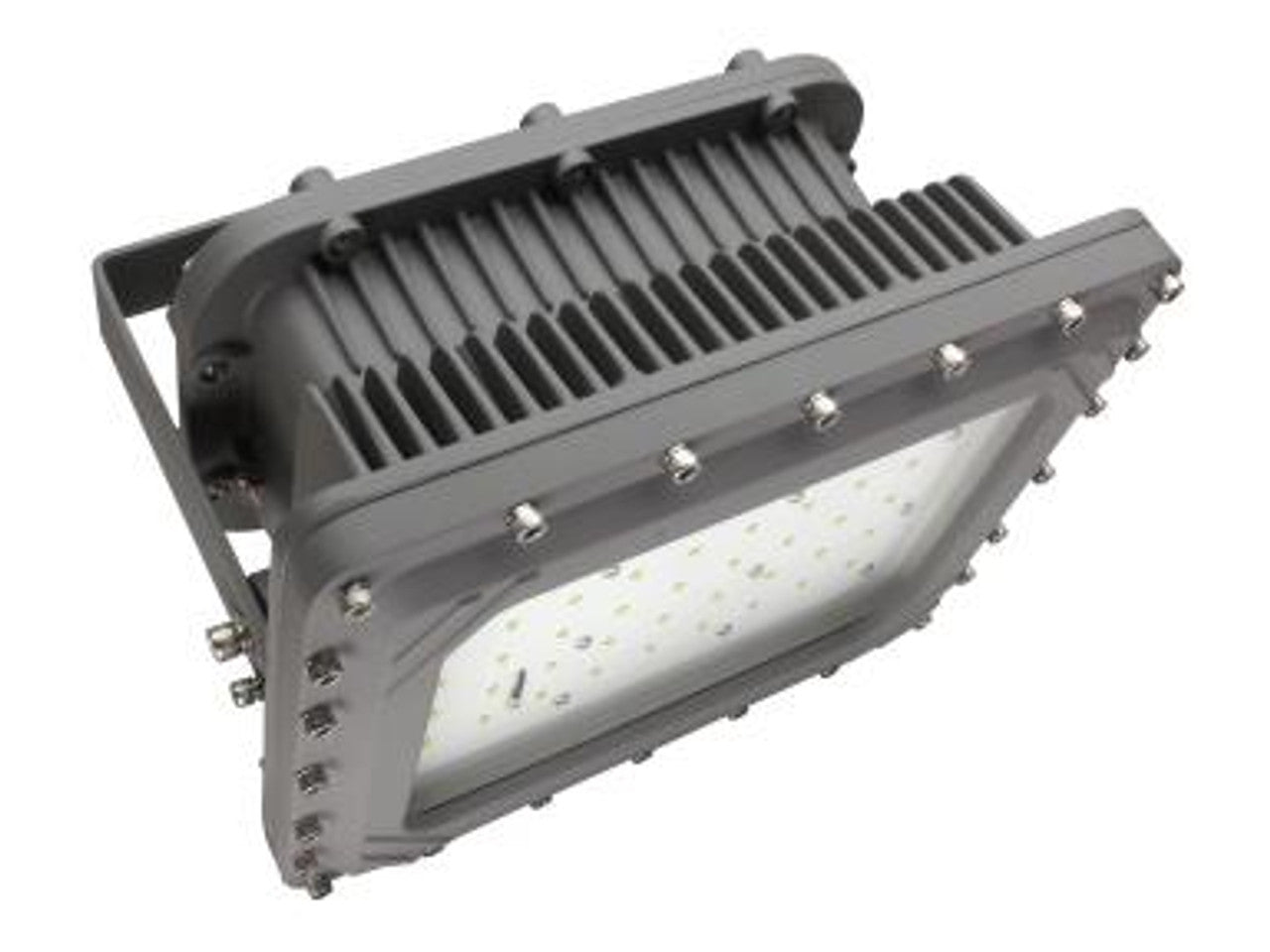 MaxLite HL-AR100UW-50G Hazardous Location Flood Light, Wattage 100W, Voltage 120-277V, Wide Dist., Color Temperature 5000K, Grey