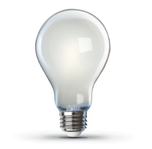 Feit Electric A100/950CA/FIL/2 A21 Dimmable Frosted Clear Glass Filament LED Blub Light, Color Temperature 5000K, Wattage 15W , Voltage 120V - 2 Pack