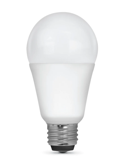 Feit Electric A30/100/950CA Soft White Daylight A30 E26 Base Three-Way LED Light Bulb, Color Temperature 5000K, Wattage 16W, Voltage 120V
