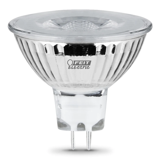 Feit Electric BPBAB/950CA/3 20W Replacement Bright White GU5.3 Base MR16 Dimmable Enhance Reflector LED Light, Color Temperature 5000K. Wattage 2.6W, Voltage 12V - 3 Pack