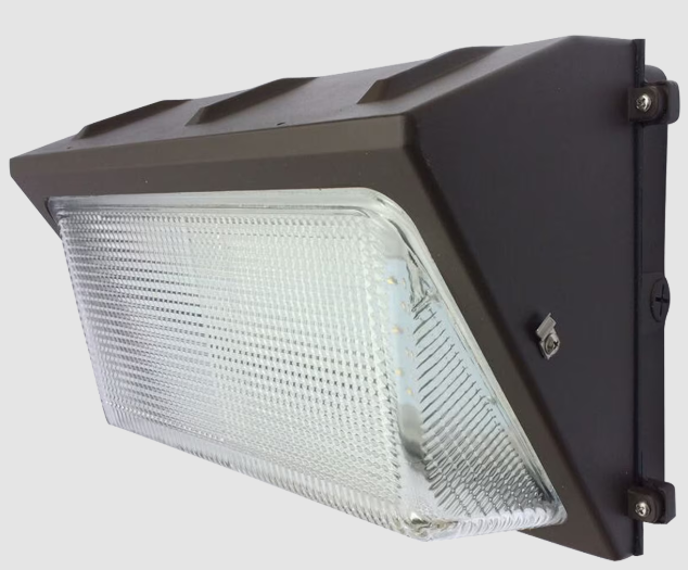 Eiko WMG-3C-40K-U LED Glass Wallpack Standard, Wattage 60W, Lumens 7000lm, Color Temperature 4000K, Bronze, 0-10V DIM, Voltage 100-277V