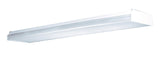 AFX Lighting LW232AMV 48-in Narrow Wrap Fixture with Prismatic Lens, 2-Lamp, G13, 120V-277V