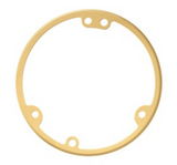 Enerlites 975509-C Brass 4" Round Floor Box Trim Ring