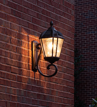 Gama Sonic 98B110 Royal Bulb Solar Wall Light with Patented Solar Light Bulb – Wall Mount