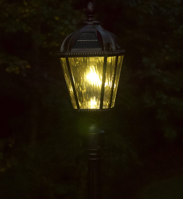 Gama Sonic 98B112 Royal Bulb Solar Light with Patented Solar Light Bulb – 3" Fitter