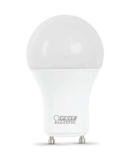 Feit Electric A100DM850GU24/10KLED A19 Soft White Dimmable General Purpose LED Blub Light, Color Temperature 5000K, Wattage 14W , Voltage 120V