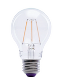 Feit Electric A19/TP/LED Clear Glass Purple A19 Dimmable LED Filament Light Bulb, Wattage 4.5W, Voltage 120V