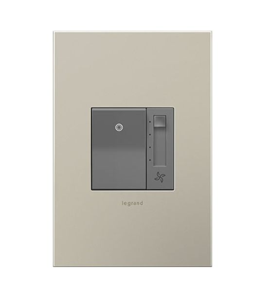 Legrand AAFN4S16AM4 Adorne Paddle Fan Speed Control Switch with Microban, Magnesium Finish