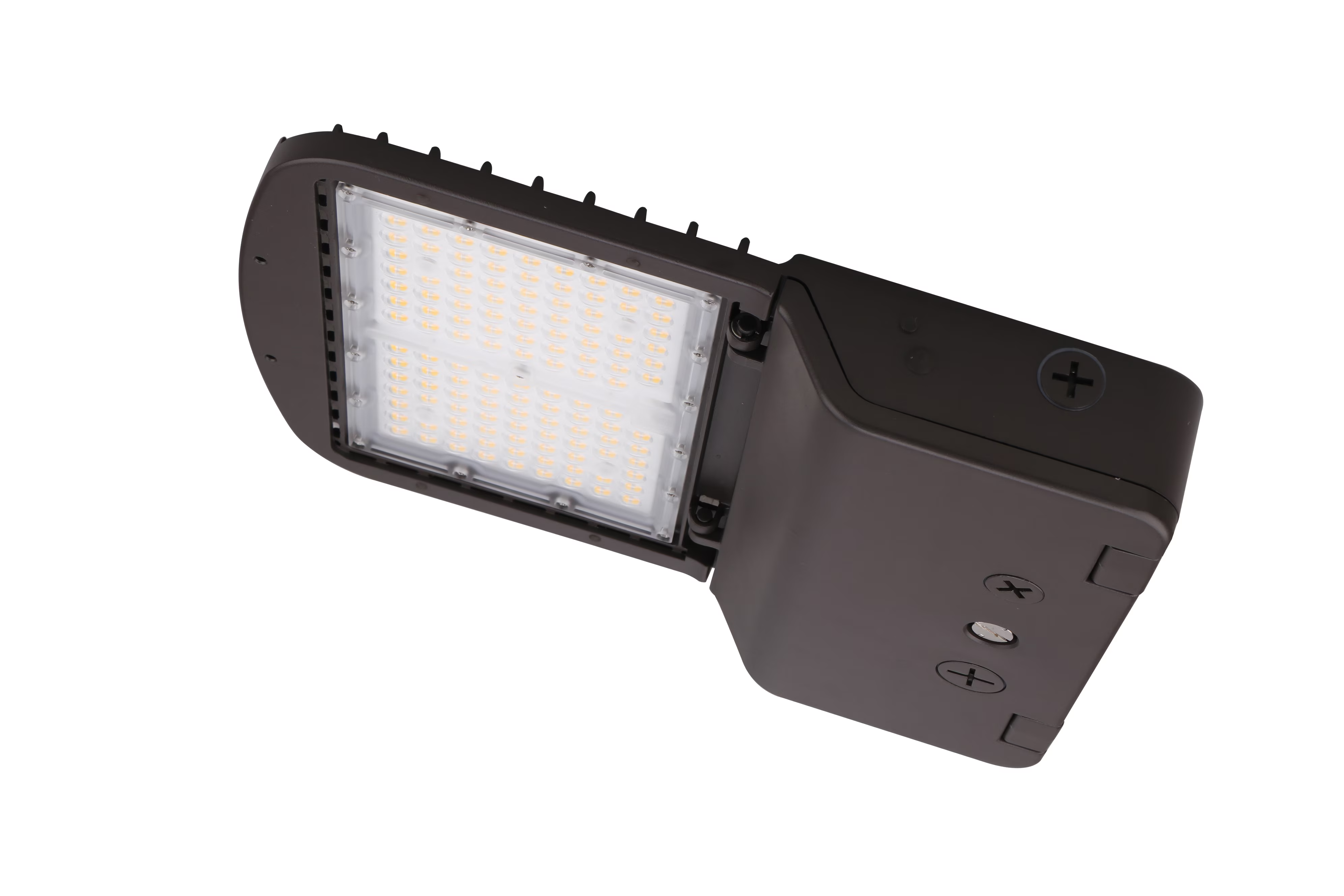 Eiko AAL1-PS100-50T5-U-SP2 Mod Aal1 Area Light Powerset 100/80/60W 5000K Type 5 Lens 120-277V Dimming Bronze w/20Kv Surge Protector