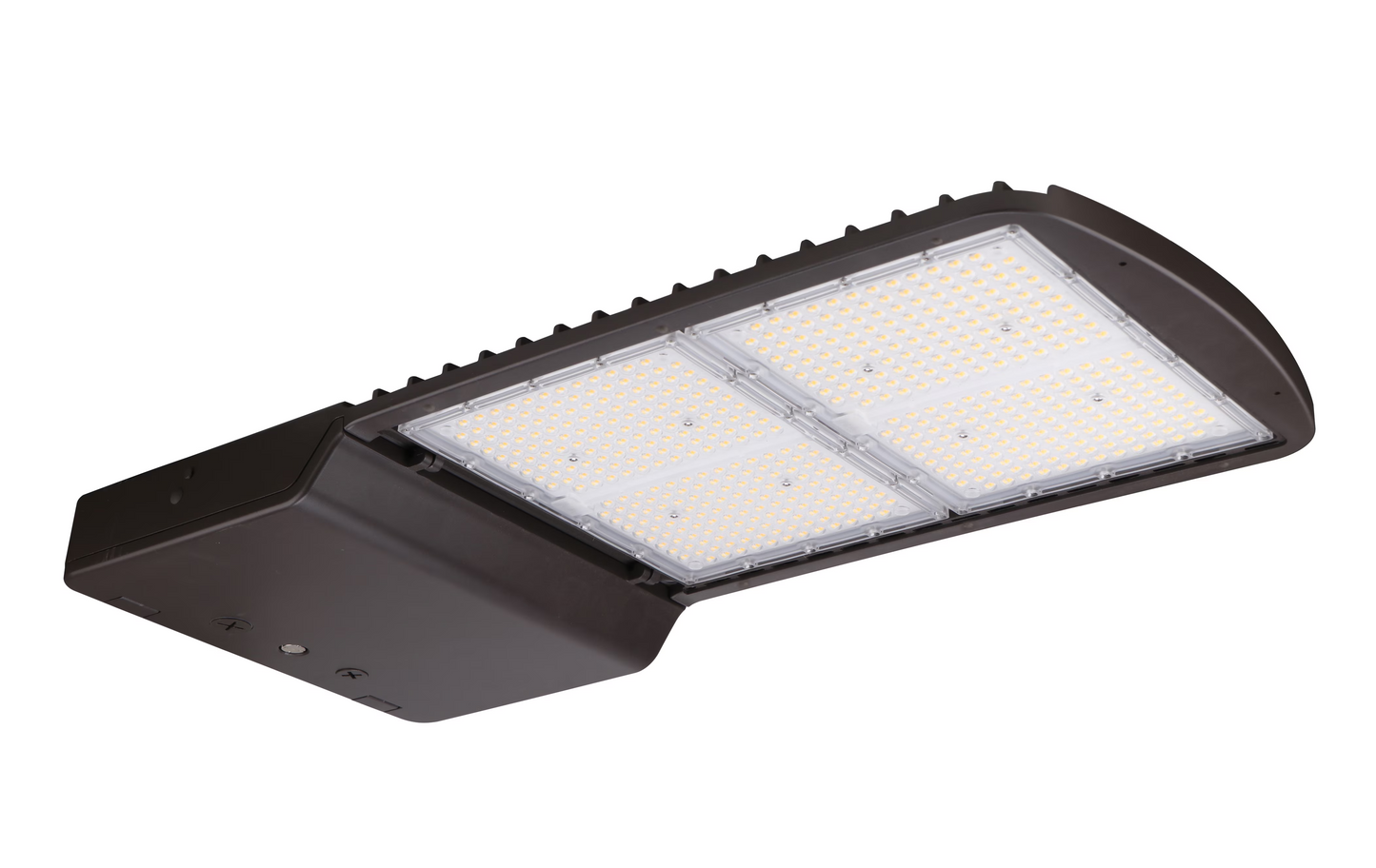 Eiko AAL1-PS450-50T3-U-PC2 AAL1 Series LED Area Light, 450W/400W/350W, 63,000/56,000/49,000 lm, 5000K, 120-277V, DLC Premium, IP65, Bronze, with PC2 Photocell