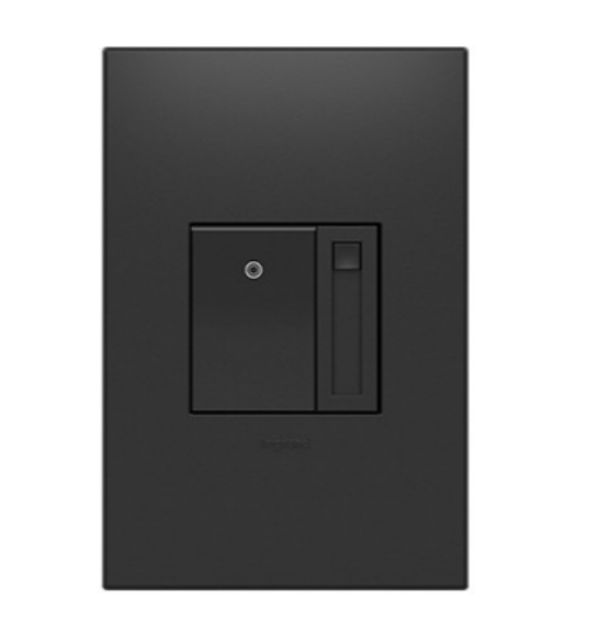 Legrand ADPD4FBL3P2G4 Adorne 0-10V Paddle Dimmer with Microban, Graphite Finish