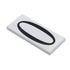 Trans Globe Lighting ADR-0 white plastic address tile with black number 0