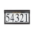 Trans Globe Lighting ADR-100 BK black die cast address light
