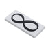 Trans Globe Lighting ADR-8 white plastic address tile with black number 8