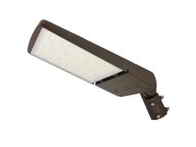 MaxLite AE100UMC-WCSBKCR LED Area Light Wattage 100W/85W/75W, 120-277V, Manual Changeable T3/4/5, CCT 3000K/4000K/5000K Bronze, with Slipfitter, C-max Compatible